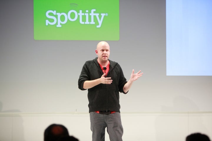 NEW YORK, NY - NOVEMBER 30: Spotify Founder and CEO Daniel Ek attends Spotify knocks it out of the park at Stephen Weiss Studio on November 30, 2011 in New York City. (Photo by Charles Eshelman/Getty Images for Spotify)