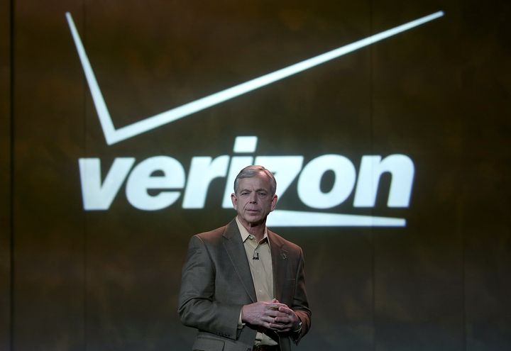 LAS VEGAS, NV - JANUARY 08: Verizon CEO Lowell McAdam speaks during a keynote address at the 2013 International CES at The Venetian on January 8, 2013 in Las Vegas, Nevada. CES, the world's largest annual consumer technology trade show, runs through January 11 and is expected to feature 3,100 exhibitors showing off their latest products and services to about 150,000 attendees. (Photo by Justin Sullivan/Getty Images)