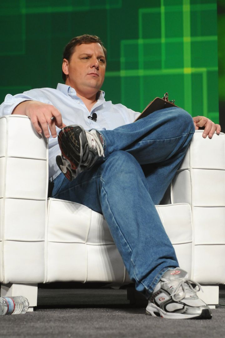SAN FRANCISCO, CA - SEPTEMBER 14: TechCrunch Founder and Co-Editor Michael Arrington speaks onstage at Day 3 of TechCrunch Disrupt SF 2011 held at the San Francisco Design Center Concourse on September 14, 2011 in San Francisco, California. (Photo by Araya Diaz/Getty Images for TechCrunch)