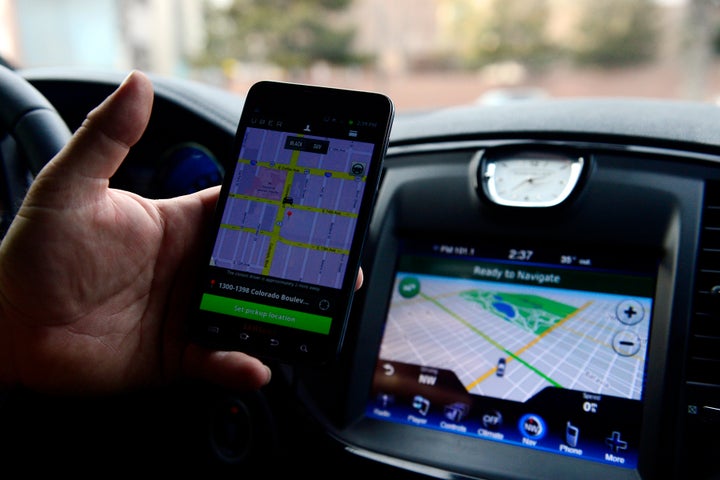 DENVER, CO. - FEBRUARY 10: Kevin Labonte, owner of Special Times Limousine, supplements his own fares with those he contracts out from Uber. State legislators may enact proposed changes supported by the taxi community that say Uber is an unregulated service. Though not regulated, Uber merely connects private drivers, who comply with all PUC regulations, to customers. (Photo By AAron Ontiveroz/The Denver Post via Getty Images)