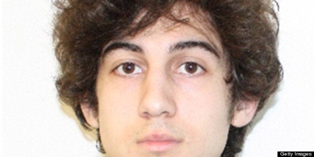 UNKNOWN - APRIL 19: In this image released by the Federal Bureau of Investigation (FBI) on April 19, 2013, Dzhokhar Tsarnaev, 19-years-old, a suspect in the Boston Marathon bombing is seen. After a car chase and shoot out with police one suspect in the Boston Marathon bombing, Tamerlan Tsarnaev, 26, was shot and killed by police early morning April 19, and a manhunt is underway for his brother and second suspect, 19-year-old suspect Dzhokhar A. Tsarnaev. The two are suspects in the bombings at the Boston Marathon on April 15, that killed three people and wounded at least 170. (Photo provided by FBI via Getty Images)