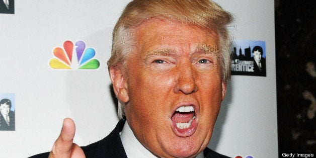 NEW YORK, NY - APRIL 16: Donald Trump attends the 'All-Star Celebrity Apprentice' Red Carpet Event at Trump Tower on April 1