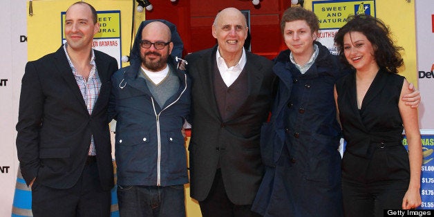 LONDON, UNITED KINGDOM - MAY 09: Tony Hale, David Cross, Jeffrey Tambor, Michael Cera and Alia Shawkat attend the UK Premiere of 'Arrested Development' at Vue West End on May 9, 2013 in London, England. (Photo by Fred Duval/FilmMagic)