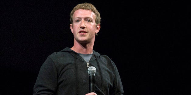 Mark Zuckerberg, chief executive officer of Facebook Inc., speaks prior to a screening of 'Documented' in San Francisco, California, U.S., on Monday, Aug. 5, 2013. 'Documented' is a film written and directed by Jose Antonio Vargas, an undocumented immigrant. Photographer: David Paul Morris/Bloomberg via Getty Images 