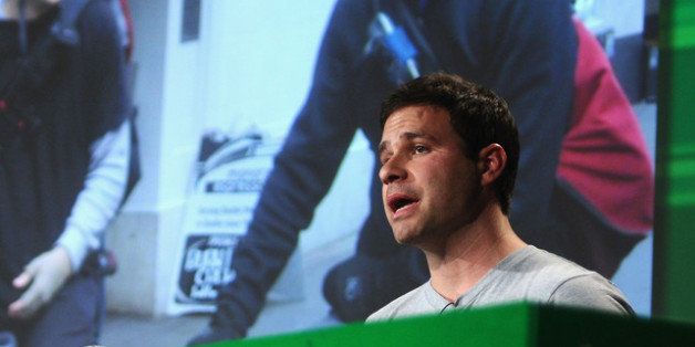 SAN FRANCISCO, CA - SEPTEMBER 13: Postmates CEO and Co-Founder Bastian Lehmann speaks onstage at Day 2 of TechCrunch Disrupt SF 2011 held at the San Francisco Design Center Concourse on September 13, 2011 in San Francisco, California. (Photo by Araya Diaz/Getty Images for TechCrunch)
