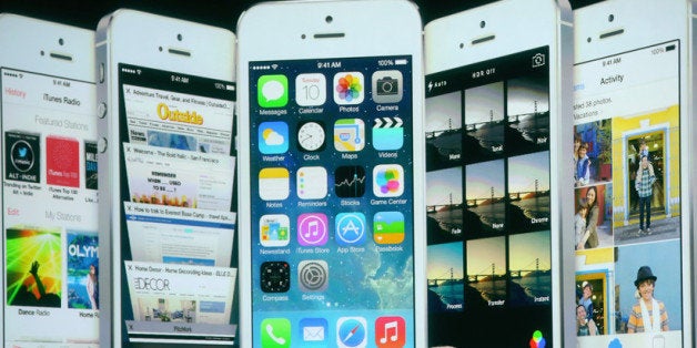 CUPERTINO, CA - SEPTEMBER 10: Apple Senior Vice President of Software Engineering Craig Federighi speaks about iOS 7 on stage during an Apple product announcement at the Apple campus on September 10, 2013 in Cupertino, California. The company is expected to launch at least one new iPhone model. (Photo by Justin Sullivan/Getty Images)