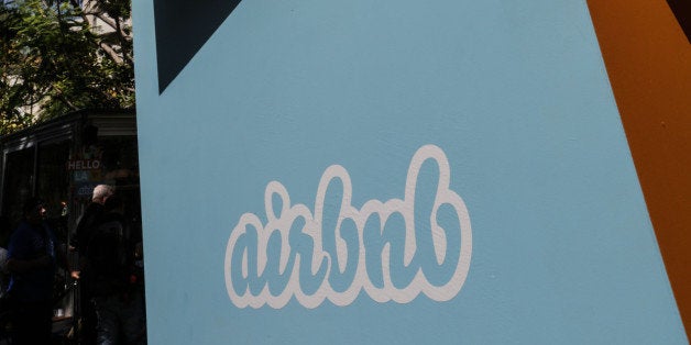 LOS ANGELES, CA - SEPTEMBER 30: A general view of the Airbnb Hello LA Event at The Grove on September 30, 2013 in Los Angele