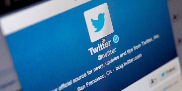 LONDON, ENGLAND - SEPTEMBER 13: Logos for the microblogging site Twitter, displayed on the internet on September 13, 2013 in