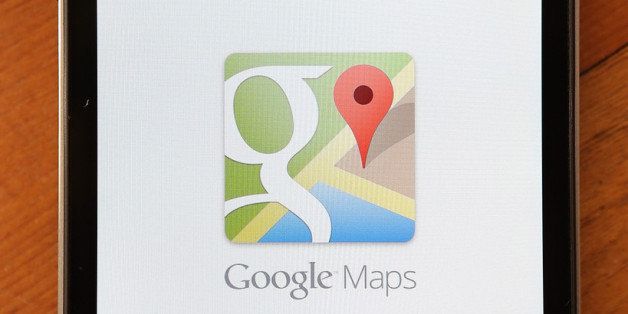FAIRFAX, CA - DECEMBER 13: The Google Maps app is seen on an Apple iPhone 4S on December 13, 2012 in Fairfax, California. Three months after Apple removed the popular Google Maps from its operating system to replace it with its own mapping software, a Google Maps app has been added to the iTunes store. Apple Maps were widely panned in tech reviews and among customers, the fallout resulting in the dismissal of the top executive in charge of Apple's mobile operating system. (Photo by Justin Sullivan/Getty Images)