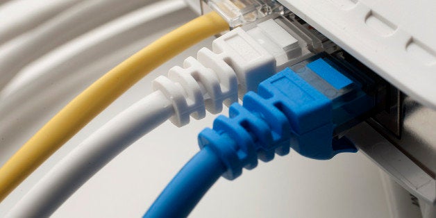 Ethernet cords are arranged for a photograph in New York, U.S., on Friday, Feb. 10, 2012. Ethernet is a family of computer networking technologies for local area networks (LAN) commercially introduced in 1980. Photographer: Scott Eells/Bloomberg via Getty Images