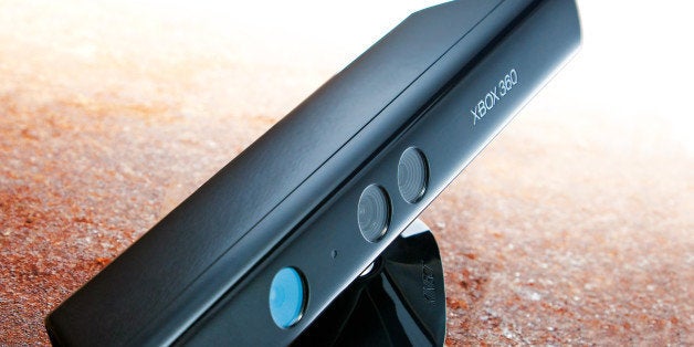 A Microsoft XBox 360 Kinect, photographed during a studio shoot for Official Windows Magazine, February 9, 2012. (Photo by Jo