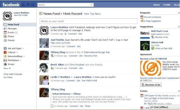 New Facebook Redesign 10 Pictures Of The New Layout Huffpost