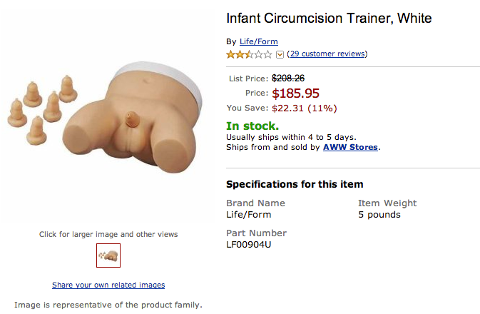 Infant Circumcision Trainer