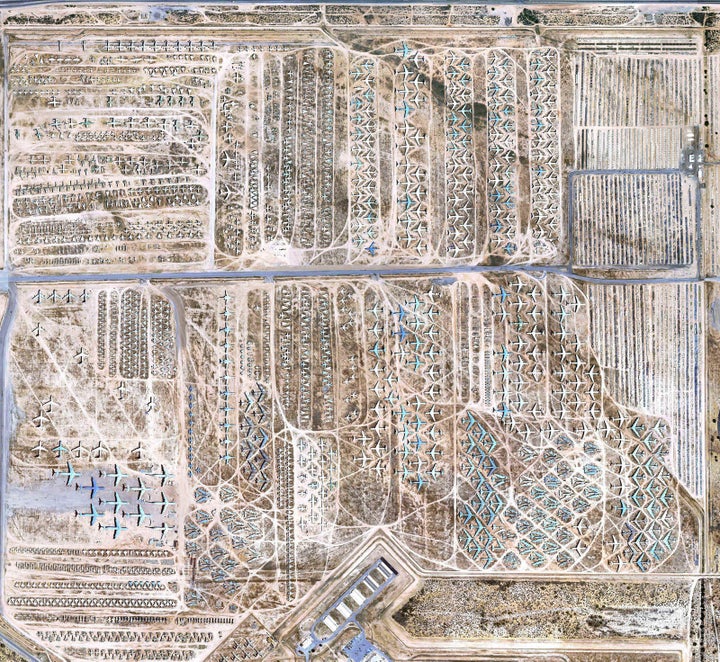 The 'Boneyard,' World's Biggest Plane Cemetery, Revealed By Google ...