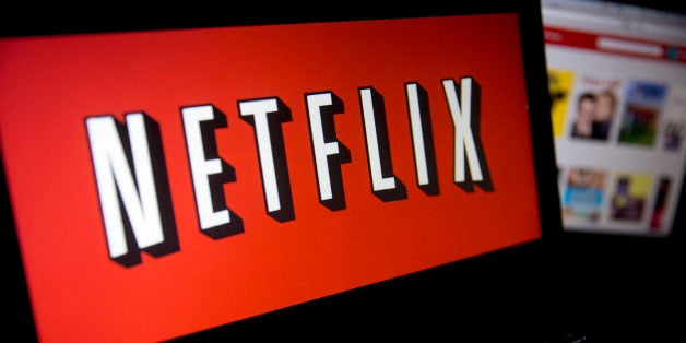 The Netflix Inc. website and logo are displayed on laptop computers arranged for a photograph in Washington, D.C., U.S., on T