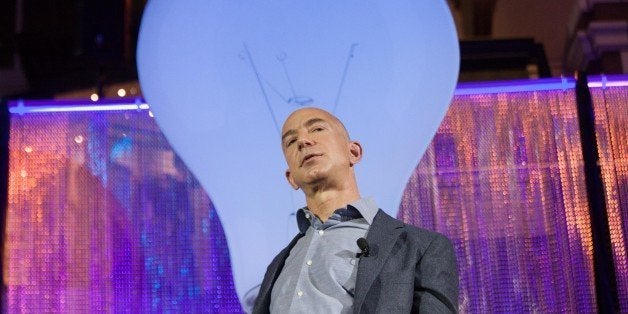 SEATTLE, WA - OCTOBER 11: Amazon.com founder and CEO Jeff Bezos attends a launch event for the Bezos Center for Innovation at