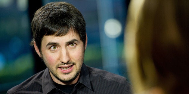 Kevin Rose, chief executive officer and founder of Milk Inc., speaks during a Bloomberg via Getty Images West television interview in San Francisco, California, U.S., on Tuesday, Nov. 22, 2011. Rose, founder of Digg Inc., discussed Facebook Inc., Twitter Inc., Google Inc.'s Google+, and his role at Milk. Photographer: David Paul Morris/Bloomberg via Getty Images