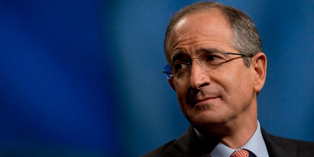 Brian Roberts, chairman and chief executive officer of Comcast Corp., listens to a question during an interview at the Nation