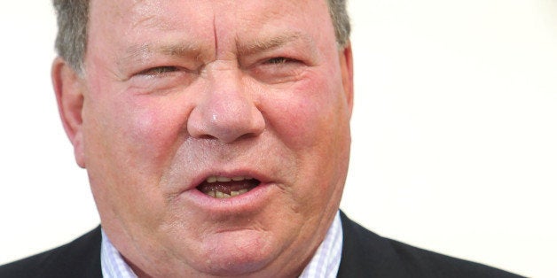 LOS ANGELES, CA - APRIL 22: William Shatner appears on 'EXTRA' at Westfield Century City on April 22, 2014 in Los Angeles, California. (Photo by David Buchan/Getty Images for Westfield)