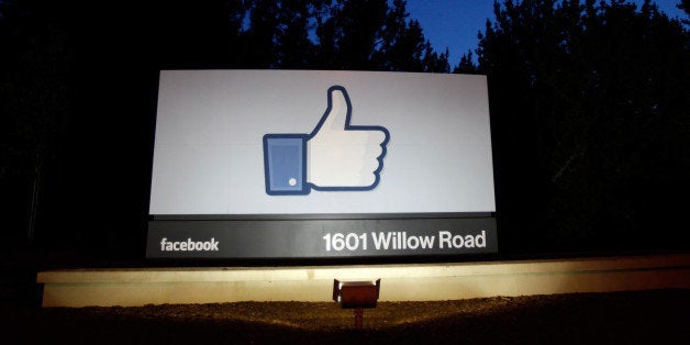 MENLO PARK, CA - MAY 18: A 'like' sign stands at the entrance of Facebook headquarters May 18, 2012 in Menlo Park, California. The eight-year-old social network company listed their initial public offering on NASDAQ Friday morning at $38 a share and a valuation of $104 billion, making its IPO the third largest in U.S. history after General Motors and Visa. (Photo by Stephen Lam/Getty Images)