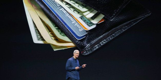 CUPERTINO, CA - SEPTEMBER 09: Apple CEO Tim Cook speaks about Apple Pay during an Apple special event at the Flint Center for the Performing Arts on September 9, 2014 in Cupertino, California. Apple unveiled the Apple Watch wearable tech and two new iPhones, the iPhone 6 and iPhone 6 Plus. (Photo by Justin Sullivan/Getty Images)