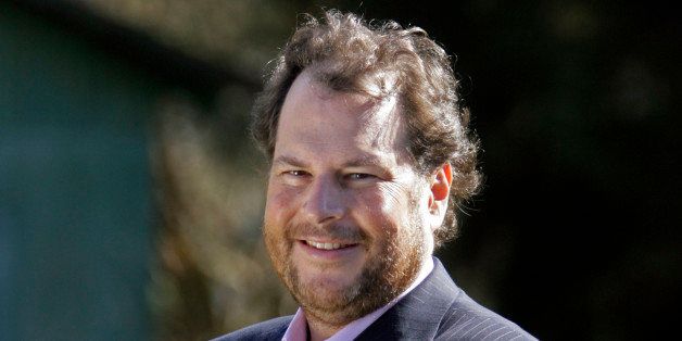 In this July 15, 2010 photo, Marc Benioff, Chairman & CEO of Salesforce.com, poses in Hawaii. (AP Photo/Chris Stewart)