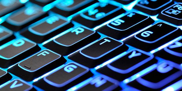 Alienware M18X laptop keyboard, Bath, July 7, 2011. (Photo by Simon Lees/PC Format Magazine via Getty Images)