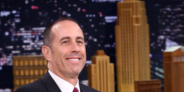 THE TONIGHT SHOW STARRING JIMMY FALLON -- Episode 0186 -- Pictured: Comedian Jerry Seinfeld on December 23, 2014 -- (Photo by: Douglas Gorenstein/NBC/NBCU Photo Bank via Getty Images)