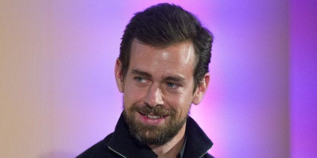 Jack Dorsey, CEO of Square, Chairman of Twitter and a founder of both ,holds an event in London on November 20, 2014, where he announced the launch of Square Register mobile application. The app, which is available on Apple and Android devises, will allow merchants to track sales, inventories and other data on smartphones and tablets. AFP PHOTO / JUSTIN TALLIS (Photo credit should read JUSTIN TALLIS/AFP/Getty Images)