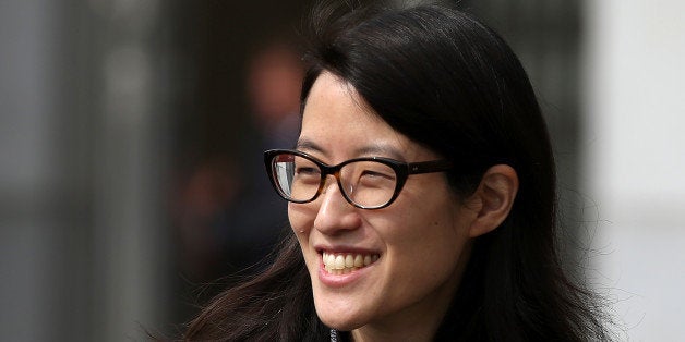 SAN FRANCISCO, CA - MARCH 10: Ellen Pao leaves the California Superior Court Civic Center Courthouse during a lunch break fr