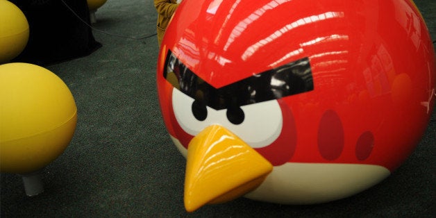 A young girl plays at Shanghaiâs first Angry Birds Activity Park at Tongji University in Shanghai on October 31, 2012. The creators of the popular game 'Angry Birds', Rovio Entertainment, plans to open its first theme park in Asia by early next year in Haining city, Zhejiang province, which neighbours China's commercial hub of Shanghai, Rovio's General Manager for China Paul Chen told AFP. AFP PHOTO/Peter PARKS (Photo credit should read PETER PARKS/AFP/Getty Images)