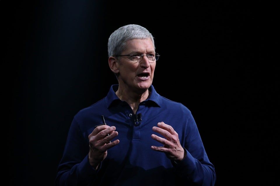 Tim Cook delivers the keynote address