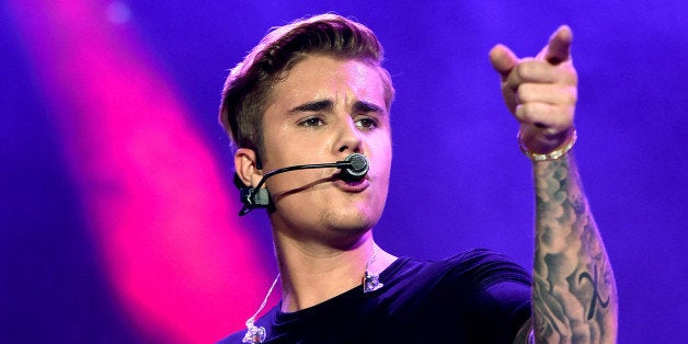LOS ANGELES, CA - MAY 09: Singer Justin Bieber performs onstage during 102.7 KIIS FM's 2015 Wango Tango at StubHub Center on