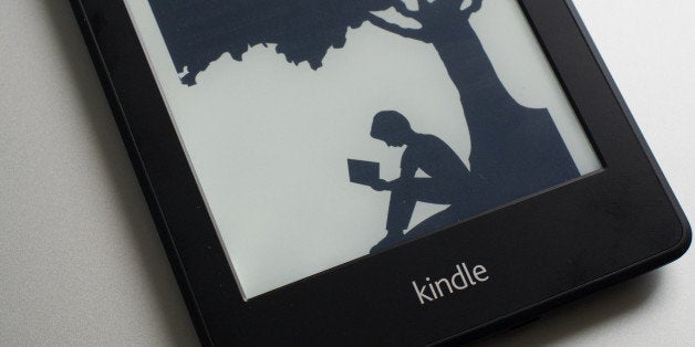 View of an Amazon's Kindle reader --which will be sold in 299 Reais (150 dolars) for the Brazilian market-- in Sao Paulo, Bra