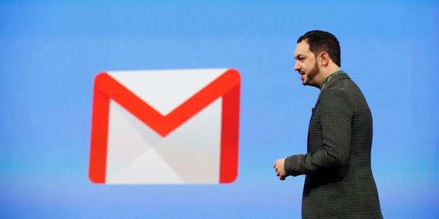 SAN FRANCISCO, CA - JUNE 25: Matias Durante, Vice President, Design at Google, speaks on stage during the Google I/O Developers Conference at Moscone Center on June 25, 2014 in San Francisco, California. The seventh annual Google I/O Developers conference is expected to draw thousands through June 26. (Photo by Stephen Lam/Getty Images)