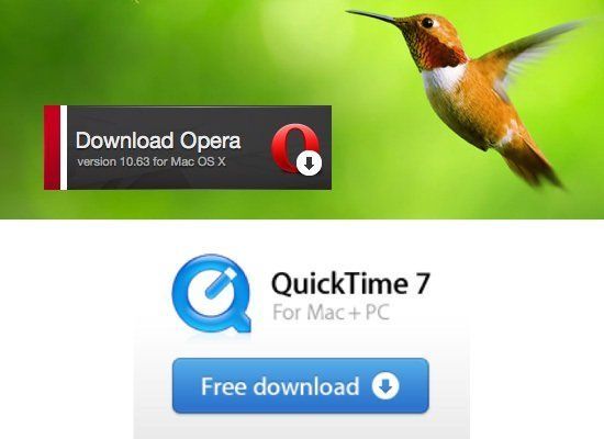 #12 - Apple Quick Time, Opera Web Browser (TIE)