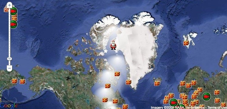 see where santa is right now