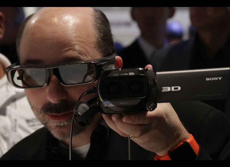 3d Glasses. 3d Camcorder. Sony's TD10