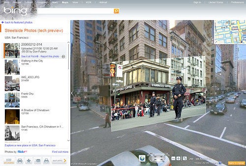 google street view bing