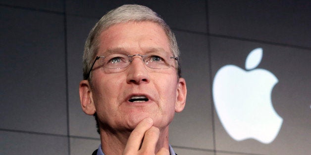 FILE - In this April 30, 2015, file photo, Apple CEO Tim Cook responds to a question during a news conference at IBM Watson headquarters, in New York. Apple has confirmed that itâs expecting an uncharacteristic decline in sales in the spring of 2016, amid signs of global economic weakness and overall slowing demand for new smartphones. So anticipation is building around Appleâs next iPhones, as investors and tech enthusiasts speculate over what might get the iconic Silicon Valley company back on the path to growth. (AP Photo/Richard Drew, File)