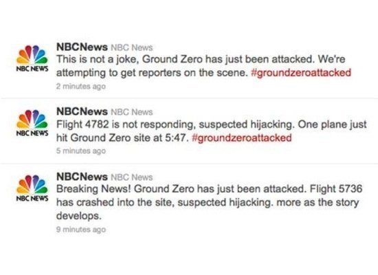 NBC New's Twitter Handle Hacked