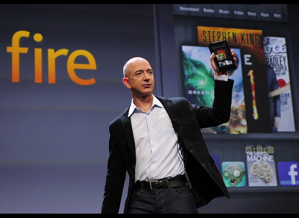 Amazon CEO Jeff Bezos introduces the new