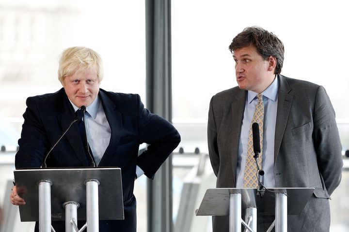 Boris Johnson and his then deputy mayor Kit Malthouse