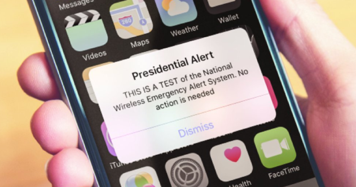 FEMA Tests New Presidential Emergency Alert System On Cellphones ...