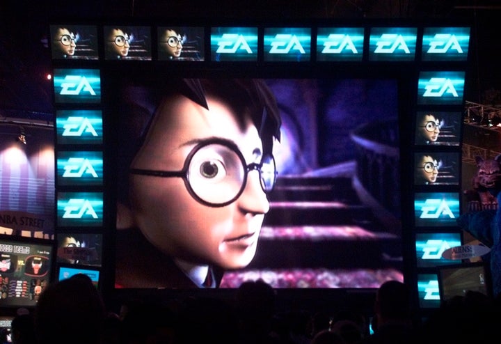 A scene from 2001's "Harry Potter and The Sorcerer's Stone" video game.