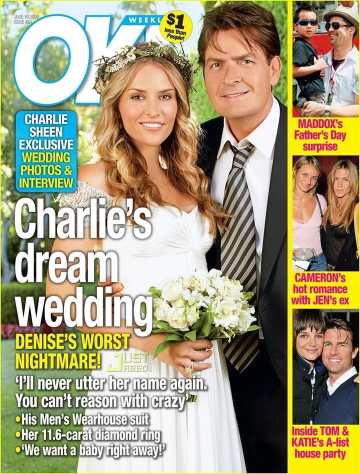 charlie sheen and denise richards married