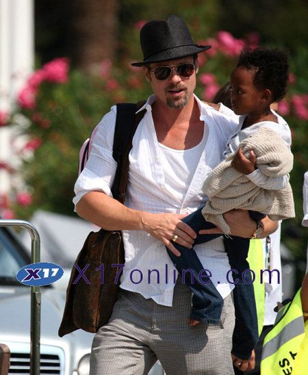 Brad Pitt Daddy And Z Time HuffPost