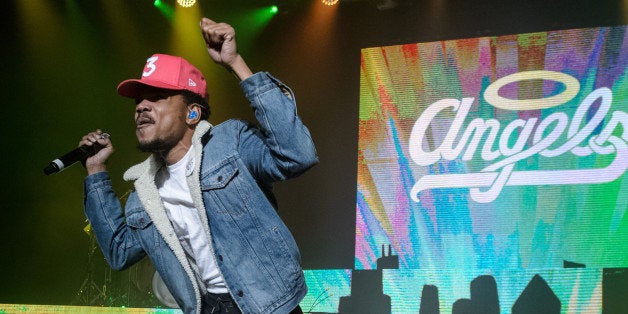 MIAMI BEACH, FL - OCTOBER 10: Chance the Rapper performs on stage at Fillmore Miami Beach on October 10, 2016 in Miami Beach, Florida. (Photo by Jason Koerner/Getty Images)