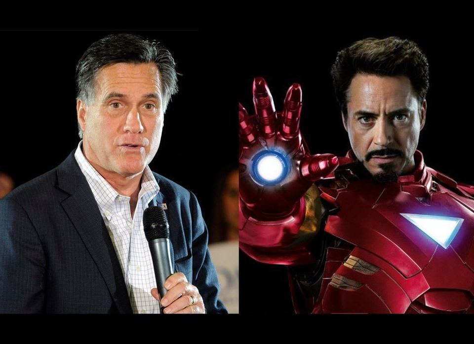 Mitt Romney as Tony Stark/Iron Man