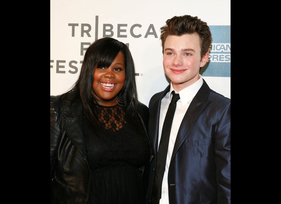 Amber Riley & Chris Colfer